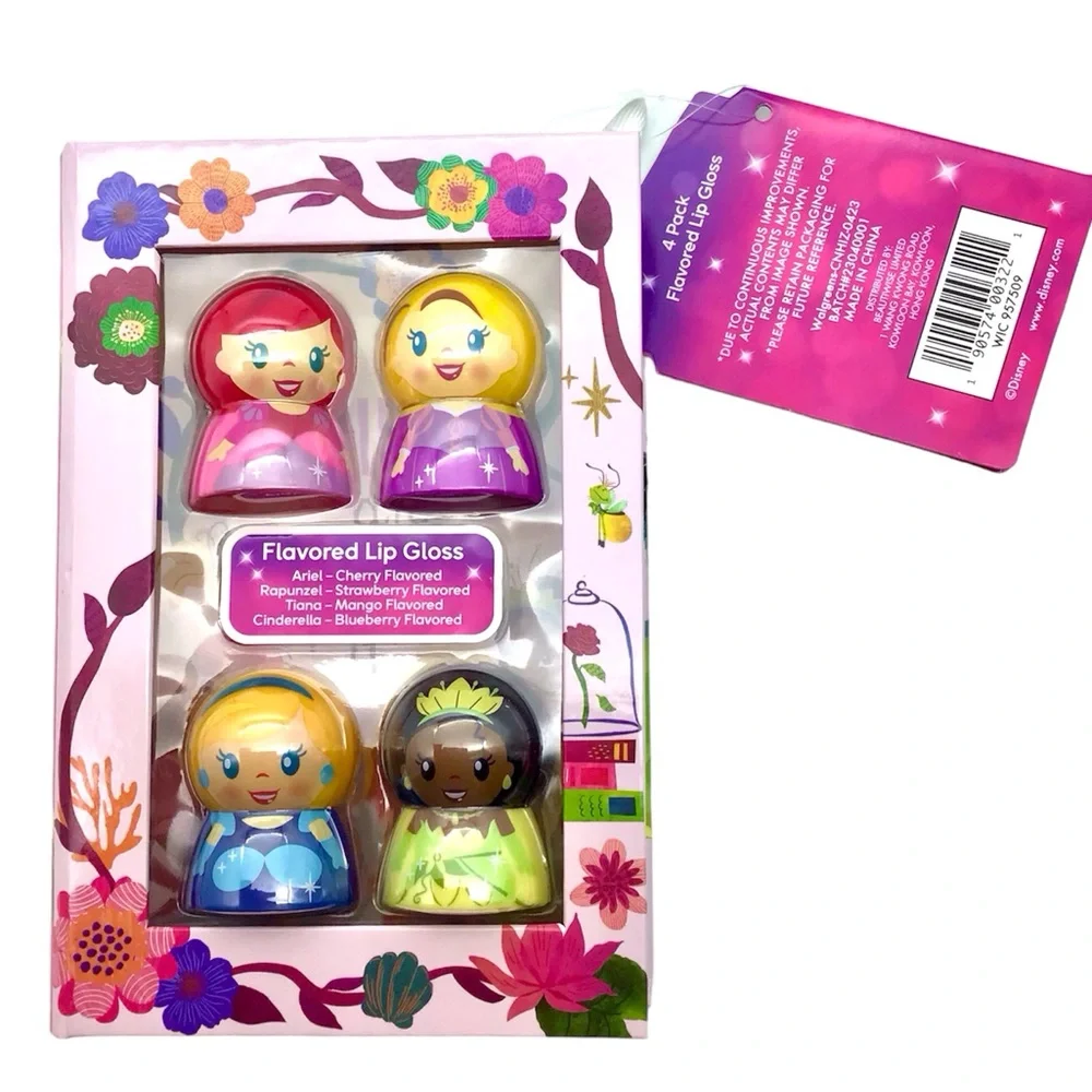 Disney Princess Flavored Lip Gloss Set (NWT)